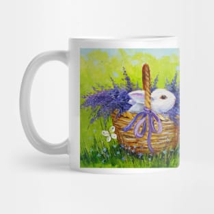 Rabbit in lavender Mug